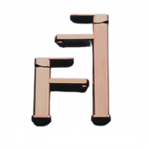 Polished Rose Gold Basin Mixer Tap for Bathroom basin